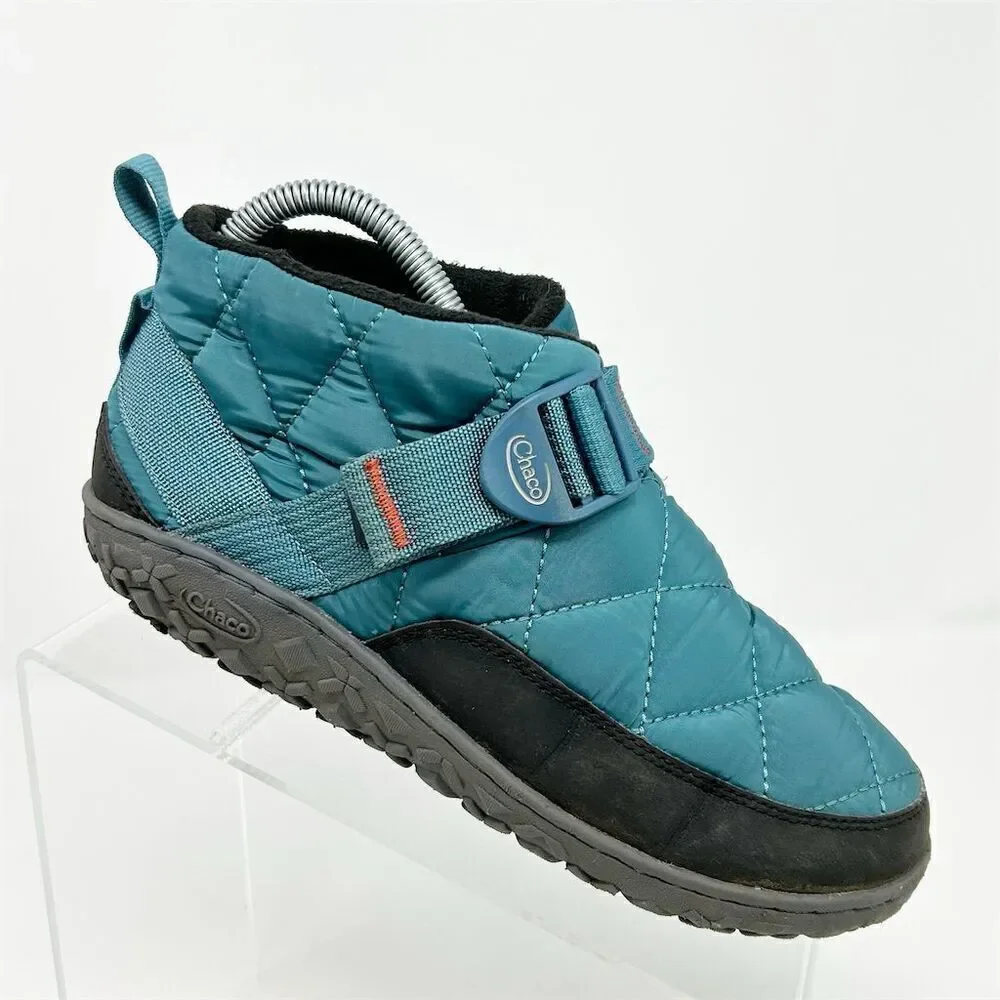 Chaco Ramble Puff Kids Casual Sneaker Slipper Shoes Blue Size 4.5 Outdoor